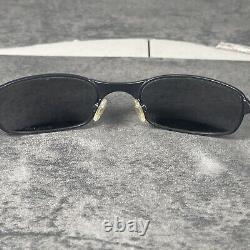 Oakley Square Wire 2.0 Dark/Black Iridium! Spring Hinge Sunglasses