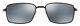 Oakley Square Wire Black Iridium Polarized Men's Sunglasses Oo4075 407505 60