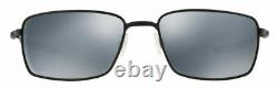 Oakley Square Wire Black Iridium Polarized Men's Sunglasses OO4075 407505 60
