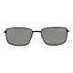 Oakley Square Wire Black Iridium Polarized Men's Sunglasses Oo4075-407505-60