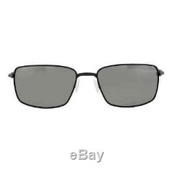Oakley Square Wire Black Iridium Polarized Men's Sunglasses OO4075-407505-60