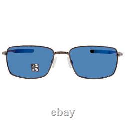 Oakley Square Wire Ice Iridium Rectangular Men's Sunglasses OO4075 407502 60