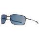 Oakley Square Wire Oo4075-02 Cement / Ice Iridium Men's Sunglasses