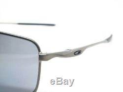 Oakley Square Wire POLARIZED Sunglasses OO4075-04 Carbon Frame With Grey Lens