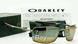 Oakley Square Wire POLARIZED Sunglasses OO4075-06 Tungsten With Tungsten Iridium
