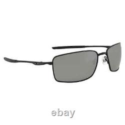 Oakley Square Wire Polarized Black Iridium Rectangular Men's Sunglasses OO4075