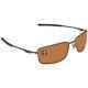 Oakley Square Wire Prizm Tungsten Polarized Rectangular Men's Sunglasses Oo4075