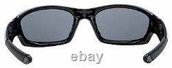 Oakley Straight Jacket Sunglasses 12-935 Polished Black Black Iridium Polarized