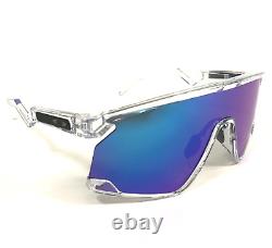 Oakley Sunglasses BXTR OO9280-1239 Crystal Clear Frames with Prizm Sapphire Lens