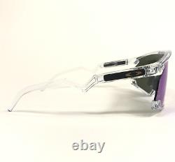 Oakley Sunglasses BXTR OO9280-1239 Crystal Clear Frames with Prizm Sapphire Lens