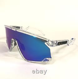 Oakley Sunglasses BXTR OO9280-1239 Crystal Clear Frames with Prizm Sapphire Lens