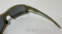 Oakley Sunglasses Ballistic Shock Terrain Tan Grey OO9329-04 61-17 132 Z87