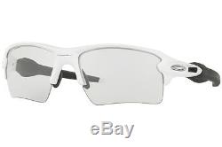 Oakley Sunglasses Flak 2.0XL OO9188-51 Polished White/Black Iridium Photochromic