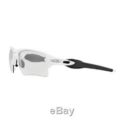 Oakley Sunglasses Flak 2.0XL OO9188-51 Polished White/Black Iridium Photochromic