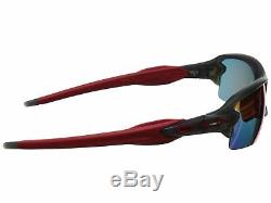 Oakley Sunglasses Flak 2.0 Asian Fit Matte Gray Smoke Red Iridium OO9271-03
