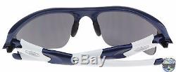 Oakley Sunglasses Flak Jacket XLJ 03-931 Team Navy Blue with Black Iridium Lens