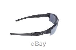 Oakley Sunglasses Flak Jacket XLJ Jet Black, Black Iridium Polarized 12-903