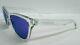 Oakley Sunglasses Frogskins Oo9013 24-305 Clear Polished Violet Iridium Bnib