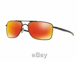 Oakley Sunglasses GAUGE 8 OO4124-1362 Matte Black with Prizm Ruby Lens