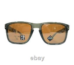 Oakley Sunglasses Holbrook OO9102-W855 Olive Ink Square with Prizm Tungsten Lenses