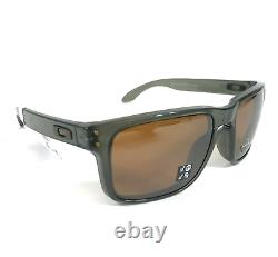 Oakley Sunglasses Holbrook OO9102-W855 Olive Ink Square with Prizm Tungsten Lenses