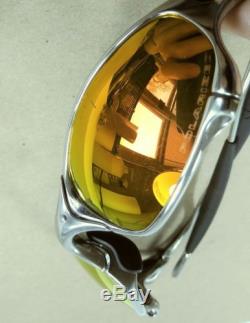 Oakley Sunglasses Juliet X Metal Polished Silver Frame Polarized Hammer Stem