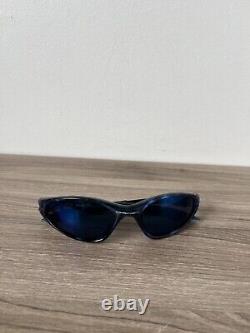 Oakley Sunglasses Minute Blue Tortoise / Black Iridium Polarized RARE