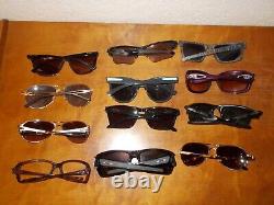Oakley Sunglasses Mixed Lot of 12 Authentic Damaged Oakley Sunglasses