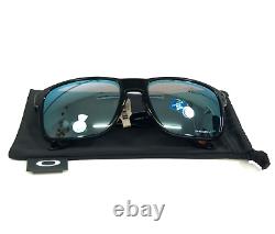 Oakley Sunglasses OO9102-C1 HOLBROOK Black Square Polarized Prizm Deep Water