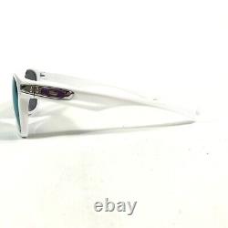 Oakley Sunglasses OO9175-02 GARAGE ROCK White Square Frames with Green Lenses