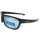 Oakley Sunglasses Oo9408-0756 Silver Stealth Black Square Frames With Red Lenses