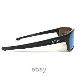 Oakley Sunglasses OO9408-0756 Silver Stealth Black Square Frames with Red Lenses