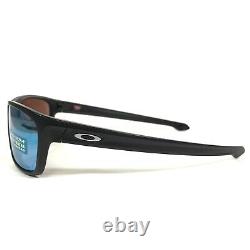 Oakley Sunglasses OO9408-0756 Silver Stealth Black Square Frames with Red Lenses
