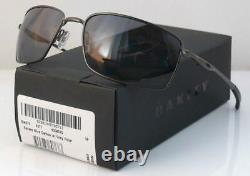 Oakley Sunglasses Polarized Square Wire Carbon Frame Grey Lenses New Last Few