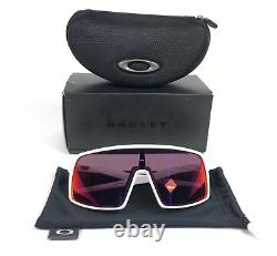 Oakley Sunglasses SUTRO OO9406-0637 Matte White Frames with Prizm Road Purple Lens