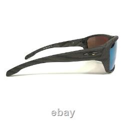 Oakley Sunglasses Split Shot OO9416-1664 Brown Wood Grain Frames with Red Lenses