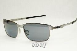 Oakley Sunglasses Tinfoil Polarized Brushed Chrome Grey Metal OO 4083 05
