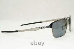 Oakley Sunglasses Tinfoil Polarized Brushed Chrome Grey Metal OO 4083 05