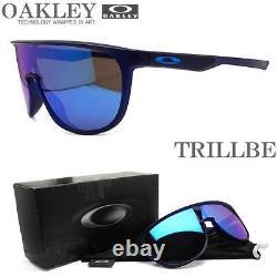 Oakley Sunglasses Trillbe Matte Trans Blue Frame Sapphire Iridium Lenses New Lst