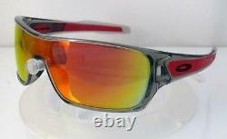 Oakley Sunglasses Turbine Rotor Grey Ink Frame Ruby Iridium Lenses New Low Stock