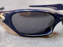 Oakley Sunglasses Valve 1.0 Blue Silver USA Vintage Great Condition Ships Fast