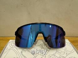 Oakley Sutro Lite CUSTOM Sunglasses-Matte Black/PRIZM Sapphire Iridium-NEW-$229