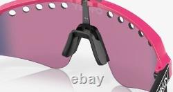 Oakley Sutro Lite Sweep Vented Sunglasses Pink & Black Prizm Road Oo9465-0739