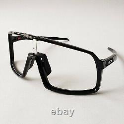 Oakley Sutro Polished Black Silver Icons Replacement Frame Only Authentic