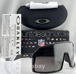 Oakley Sutro Sunglasses OO9406-55 Matte Black Silver Mirror Prizm RAVENS NFL