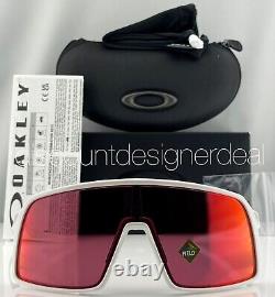 Oakley Sutro Sunglasses OO9406-91 Polished White Frame Red Prizm Field Lens NEW