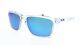 Oakley Sylas Clear Prizm Blue Lens Sunglasses Oo9448-0457