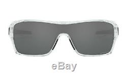 Oakley TURBINE ROTOR POLARIZED Sunglasses OO9307-1632 Clear Frame With PRIZM Black