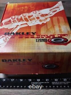 Oakley Thump 2 250mb ROOT BEER Sunglasses Mp3 Player RARE Vintage