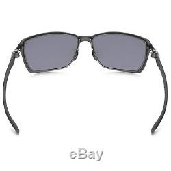 Oakley Tincan Carbon Fiber Men's Sunglasses Grey/Satin Chrome $250 NEW